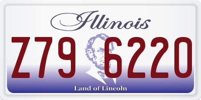 IL license plate Z796220