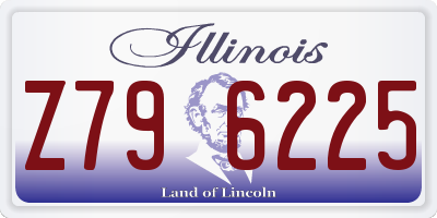 IL license plate Z796225