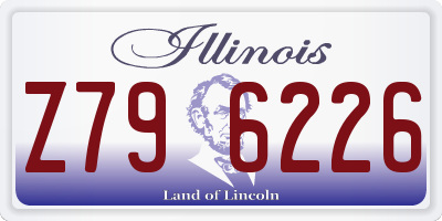 IL license plate Z796226