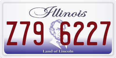 IL license plate Z796227