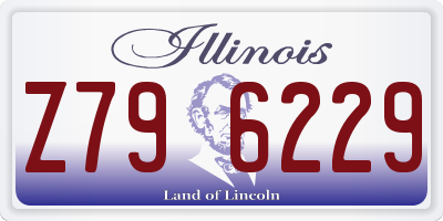 IL license plate Z796229