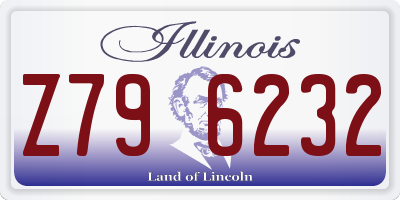 IL license plate Z796232