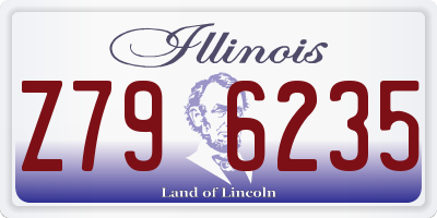 IL license plate Z796235