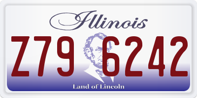 IL license plate Z796242