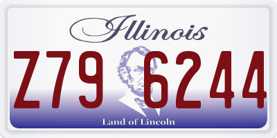 IL license plate Z796244