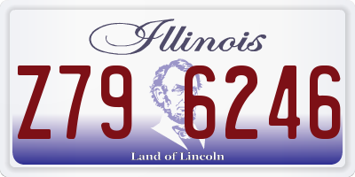 IL license plate Z796246