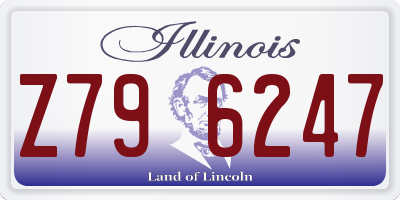IL license plate Z796247