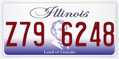 IL license plate Z796248