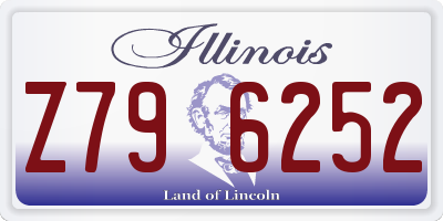 IL license plate Z796252