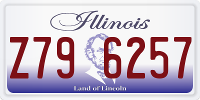 IL license plate Z796257