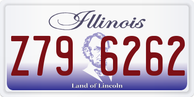 IL license plate Z796262