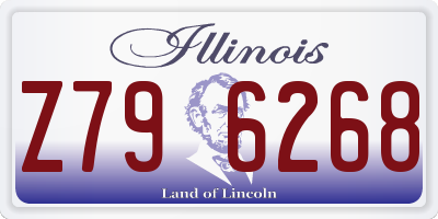 IL license plate Z796268