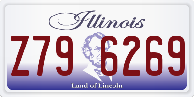 IL license plate Z796269