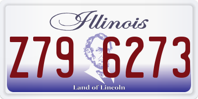IL license plate Z796273