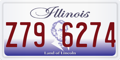 IL license plate Z796274