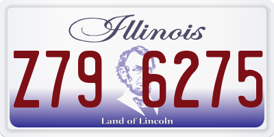 IL license plate Z796275