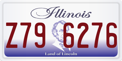 IL license plate Z796276