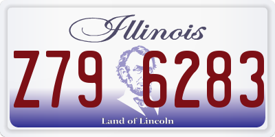 IL license plate Z796283