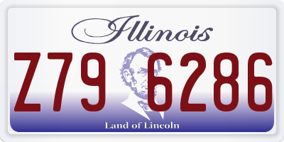 IL license plate Z796286
