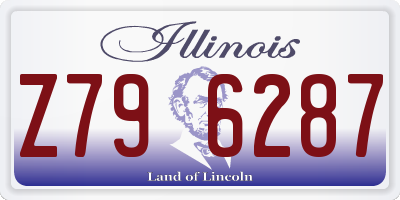 IL license plate Z796287