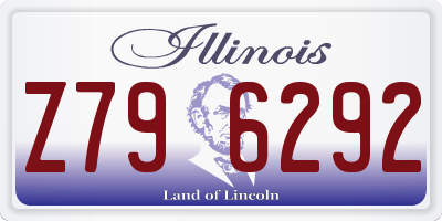 IL license plate Z796292