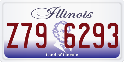 IL license plate Z796293