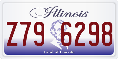 IL license plate Z796298