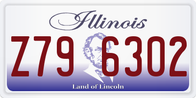 IL license plate Z796302