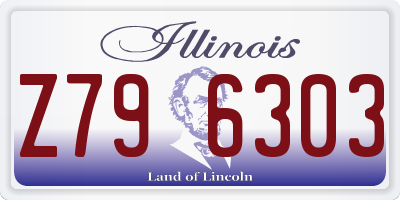 IL license plate Z796303