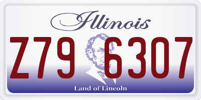 IL license plate Z796307