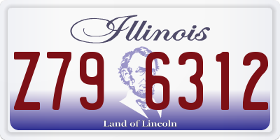 IL license plate Z796312