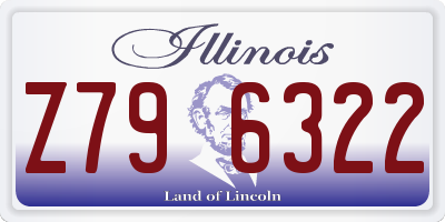 IL license plate Z796322