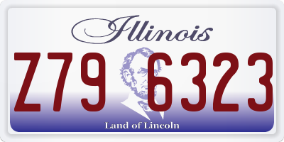 IL license plate Z796323