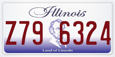 IL license plate Z796324