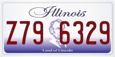 IL license plate Z796329