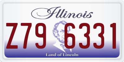 IL license plate Z796331