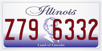 IL license plate Z796332
