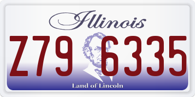 IL license plate Z796335