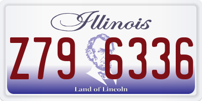 IL license plate Z796336