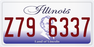 IL license plate Z796337
