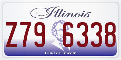 IL license plate Z796338