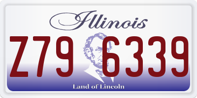 IL license plate Z796339