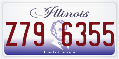 IL license plate Z796355