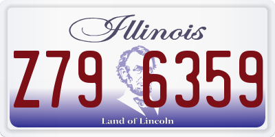 IL license plate Z796359
