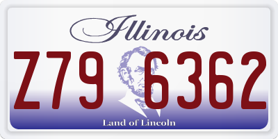 IL license plate Z796362