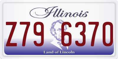 IL license plate Z796370