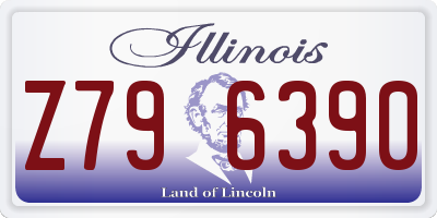 IL license plate Z796390