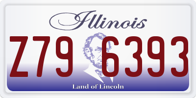 IL license plate Z796393