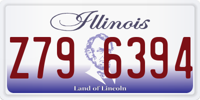 IL license plate Z796394