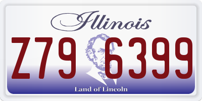 IL license plate Z796399